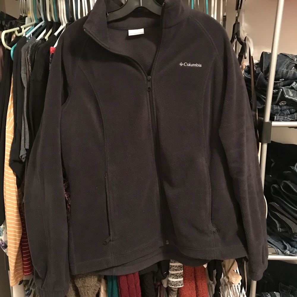 Black Columbia Zip Jacket